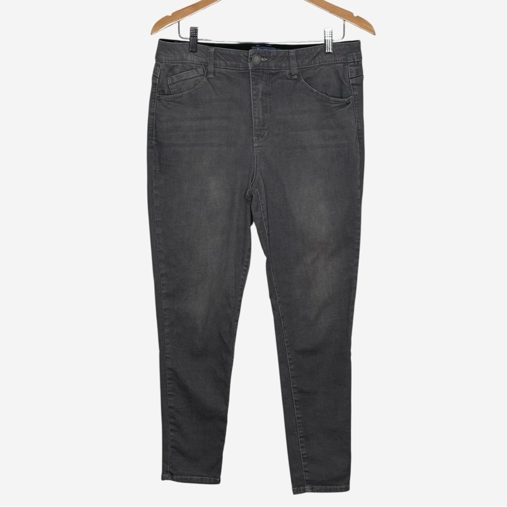 Democracy Modern Absolution High Rise Ankle Length Skinny Jeans 12 Washed Gray